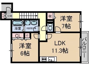 グランド秋桜の物件間取画像